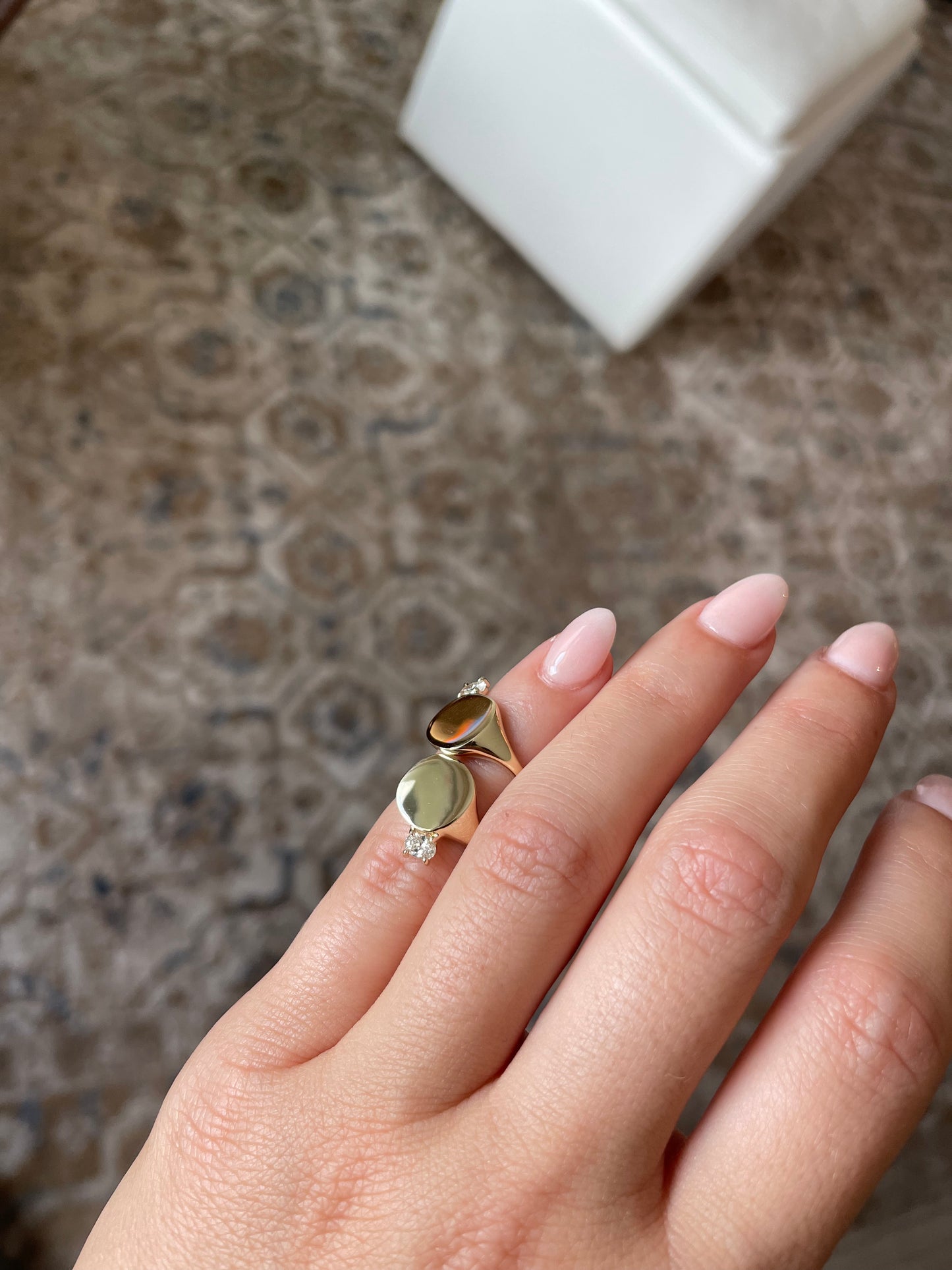 The Franca Floating Diamond Ring