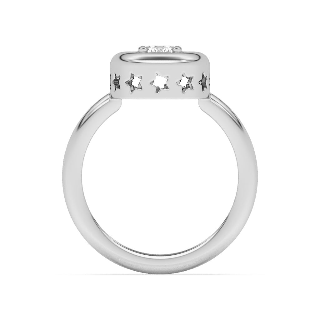Mini Leo Puff Ring
