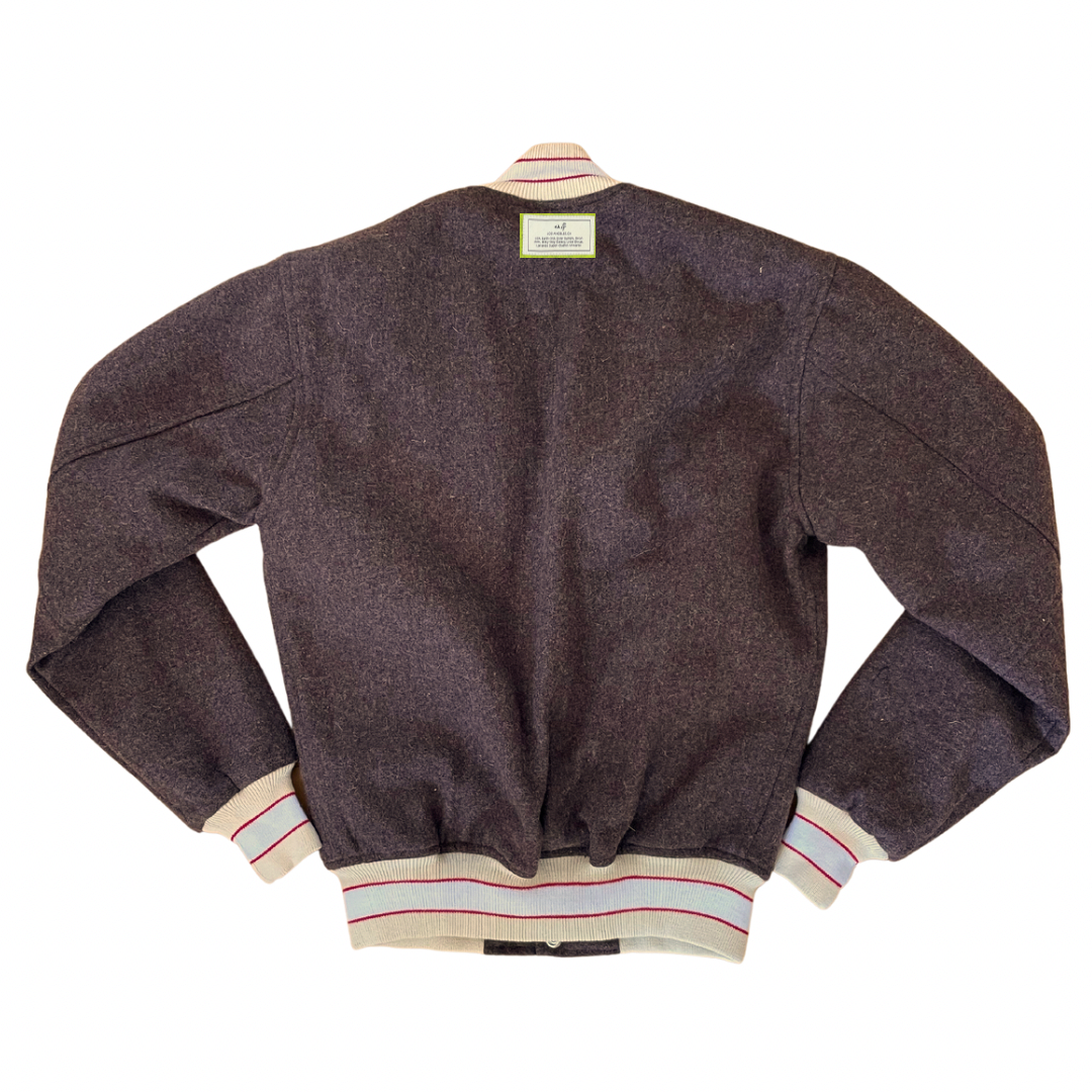 Letterman Jacket - Heathered Brown