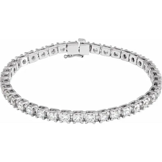 14k Love All Tennis Bracelet 6CTW