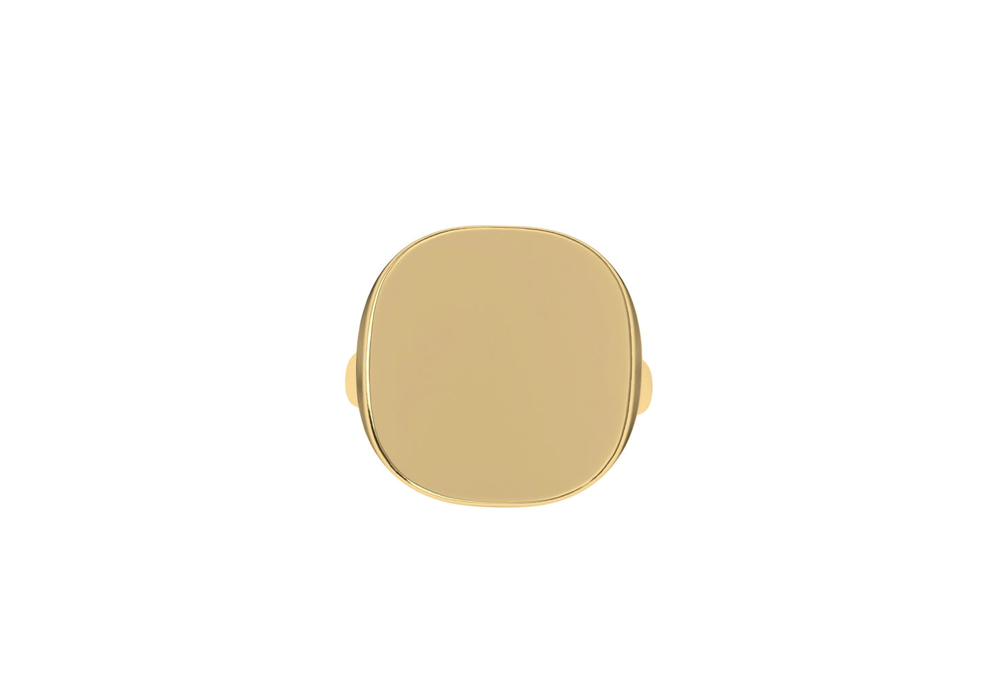 The Franca Touch Signet Ring - Custom Gold Engraving | Also, Freedom