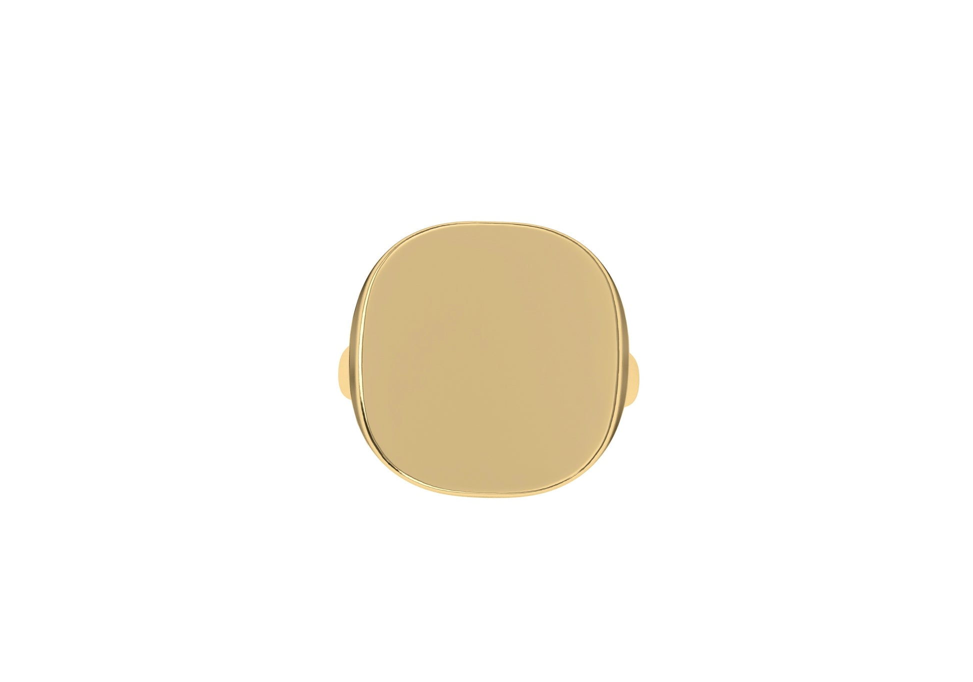 The Franca Touch Signet Ring - Custom Gold Engraving | Also, Freedom