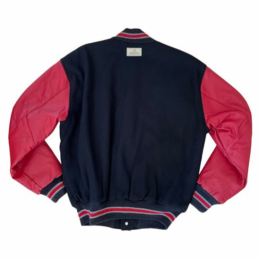 Letterman Jacket - Black/Red