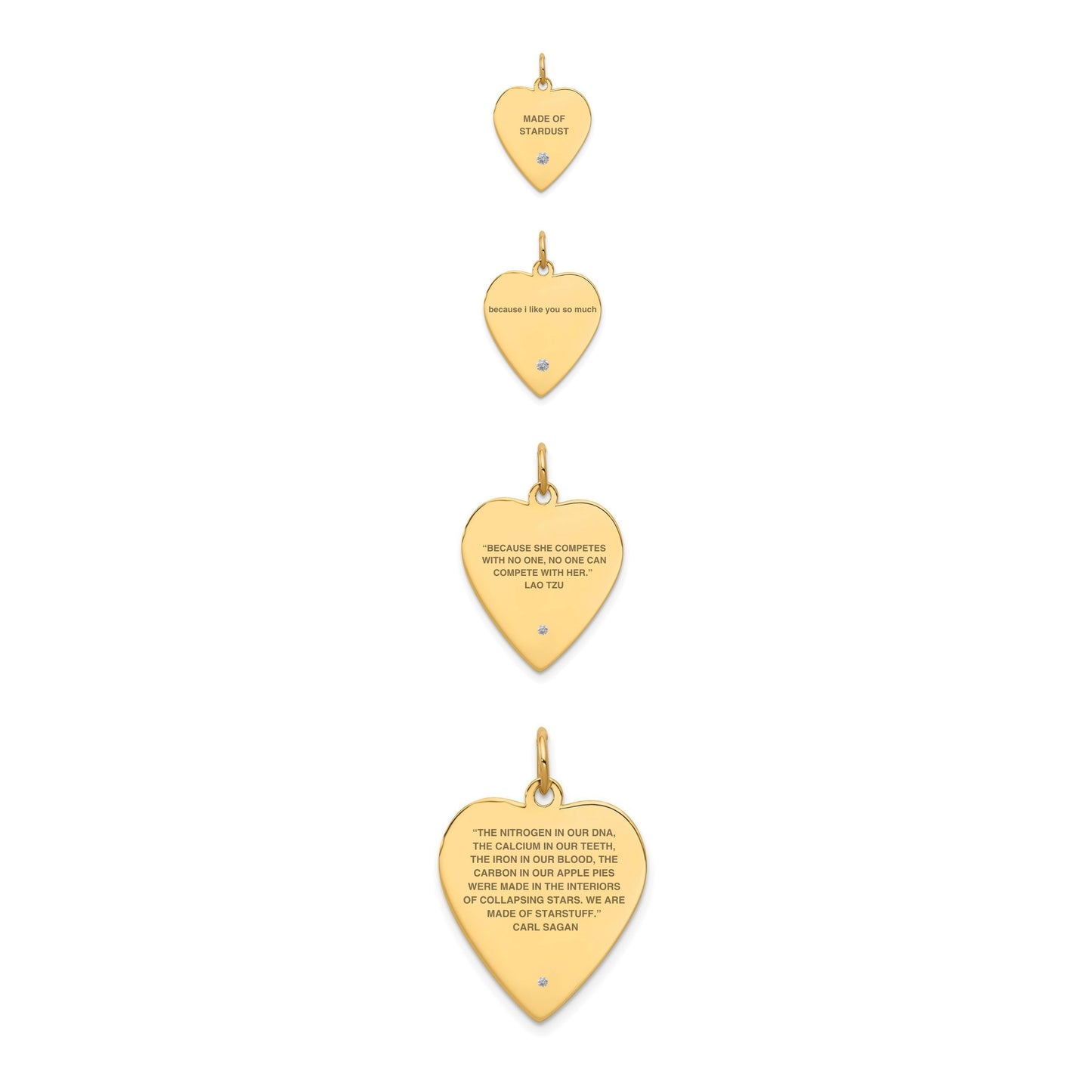 Whole Heart Stardust Charm 2 (4 Sizes)