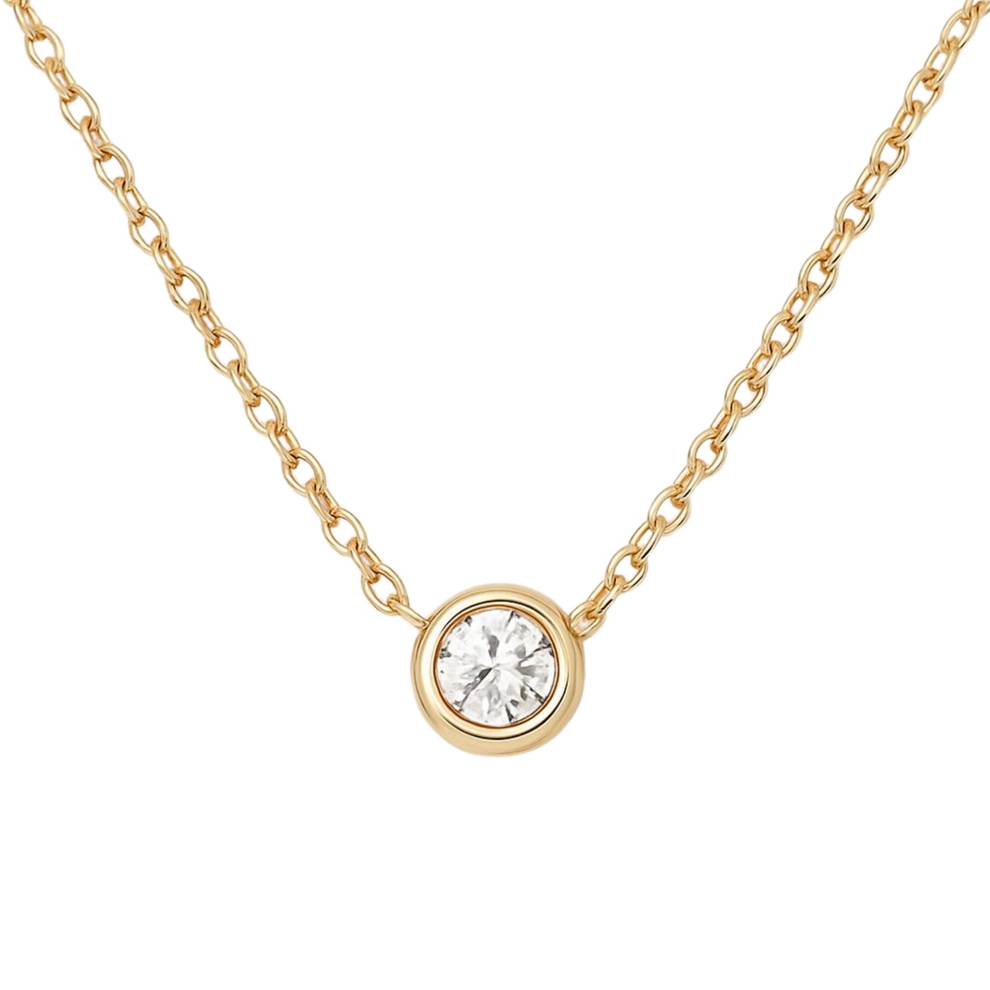 Floating Diamond Necklace