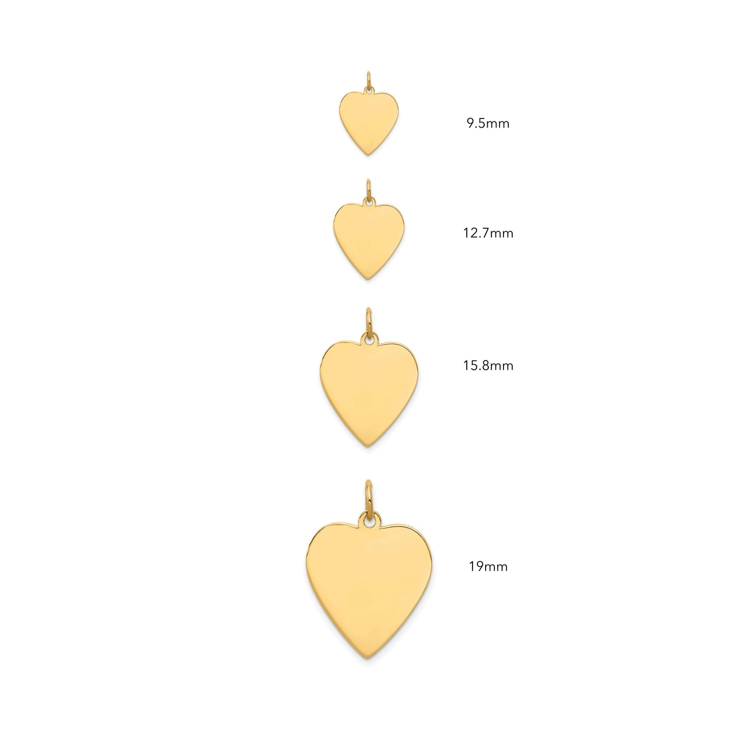 Whole Heart Oui Non Charm (4 Sizes)
