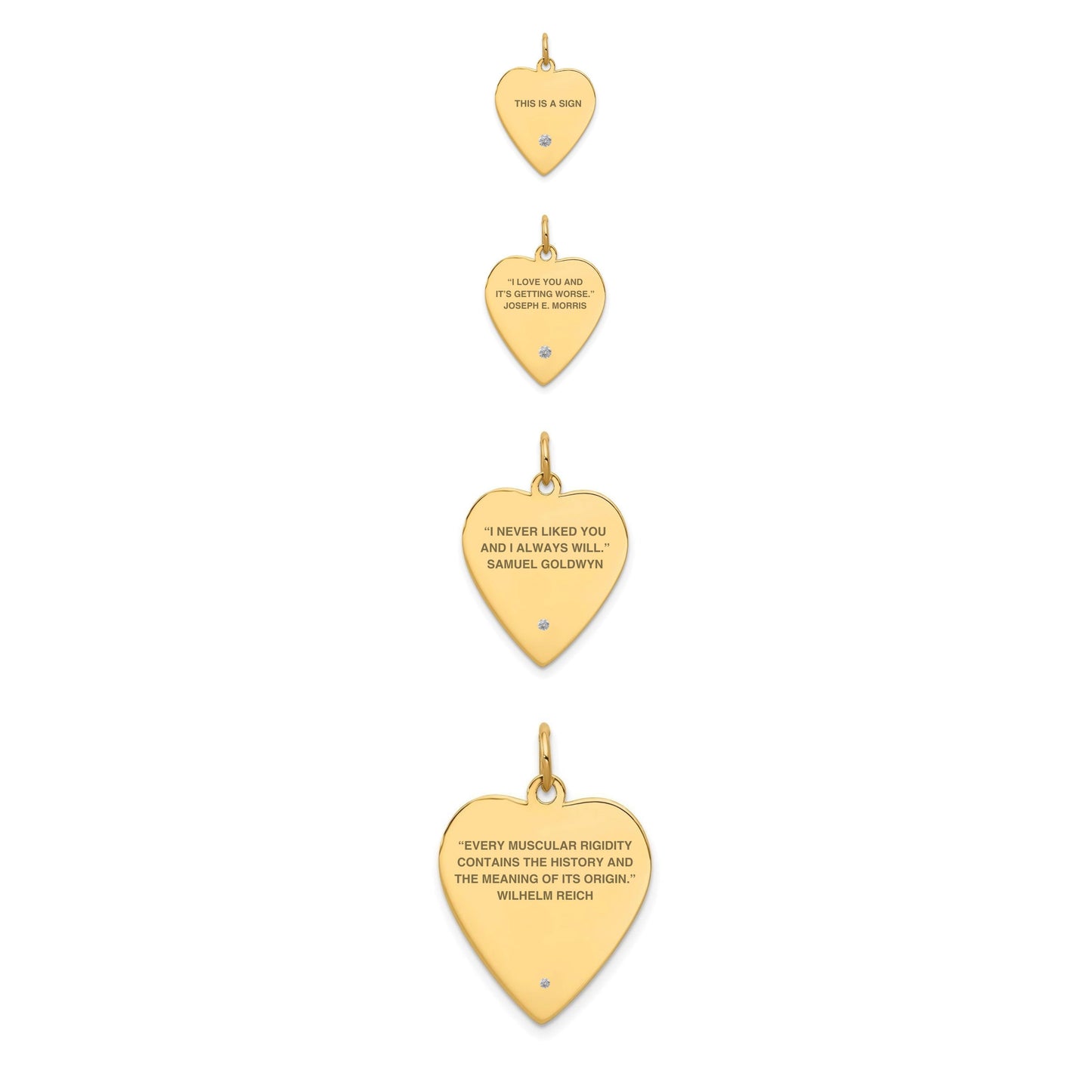 Whole Heart حب Charm (4 Sizes)
