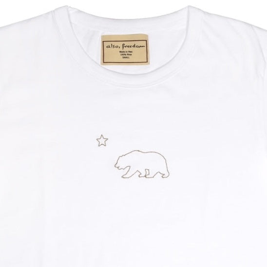 California Bear Flag, Baby Girl Tee