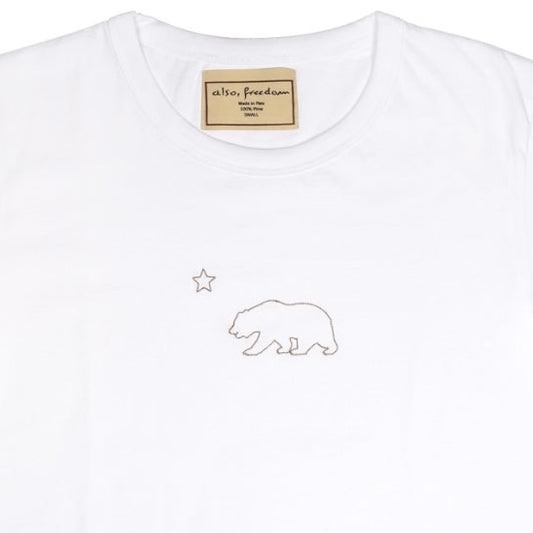 California Bear Flag, Baby Girl Tee