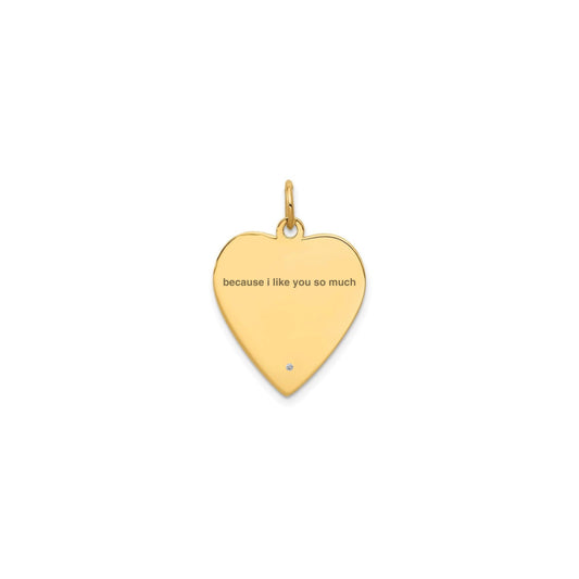 Whole Heart Joe Black Charm (4 Sizes)