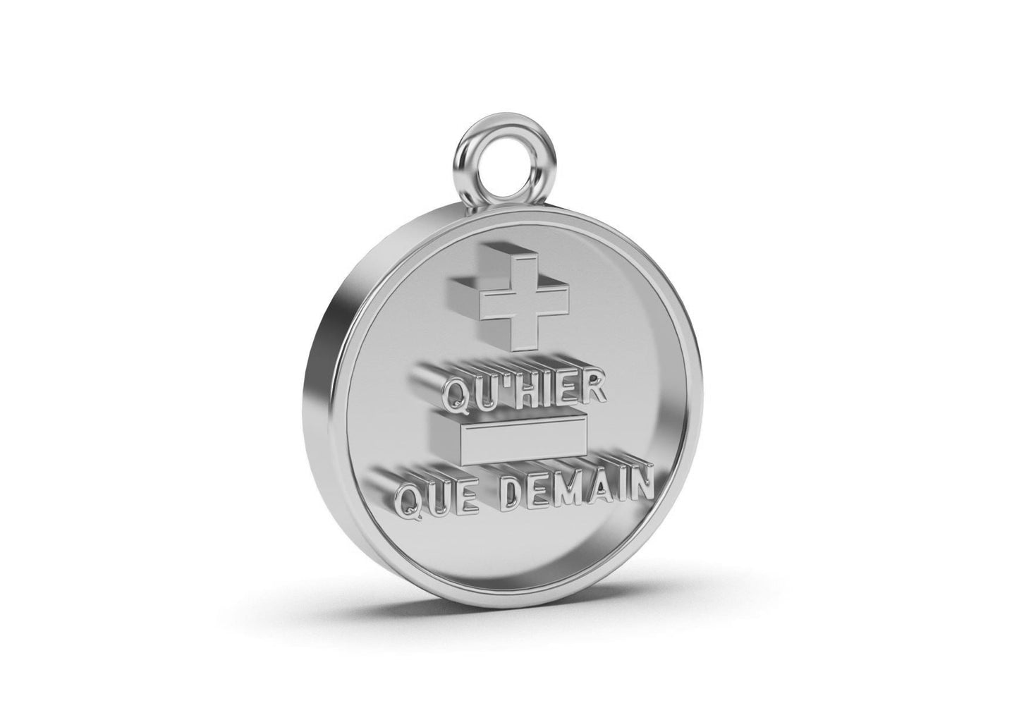 Qu’Hier Que Demain Pendant - Silver, GP