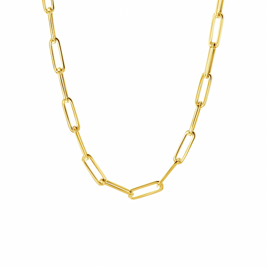 Heavy Paper Clip Chain | 14k Gold | 16 inch