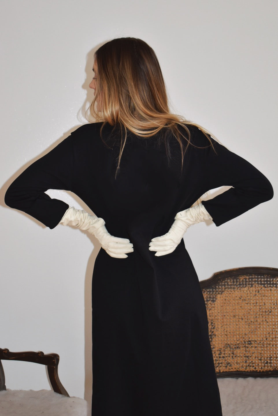 Made of Stardust, Long Sleeved Dress BACK