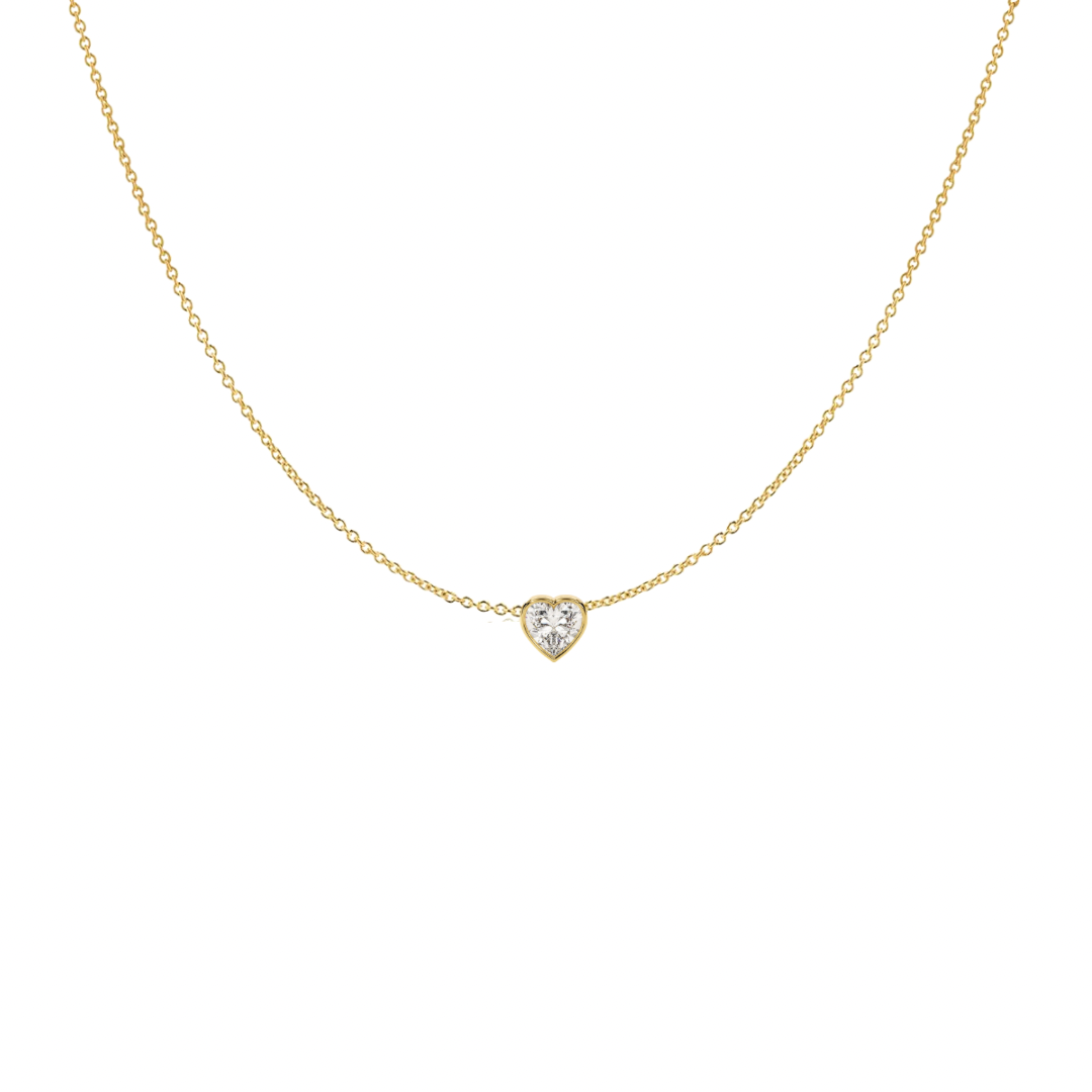 Floating Heart Diamond Necklace (.5 ct.)