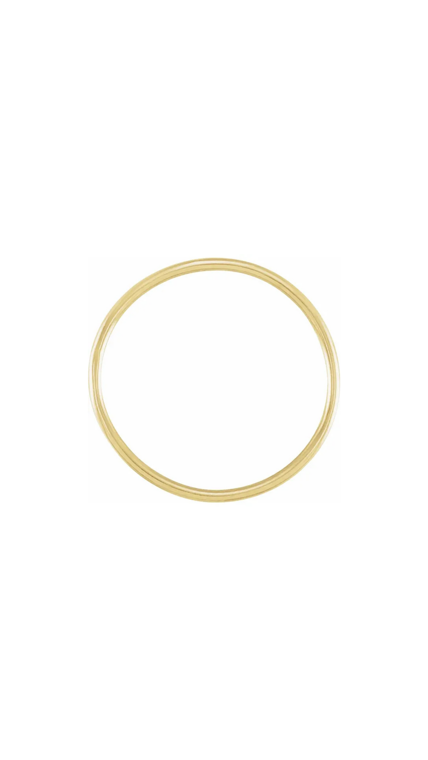 14k Thin Gold Band