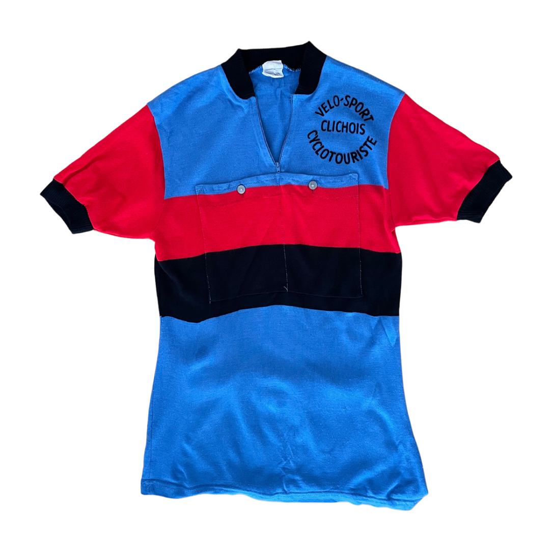 Velo-Sport Cyclotouriste Clichois Vintage Cycling Shirt