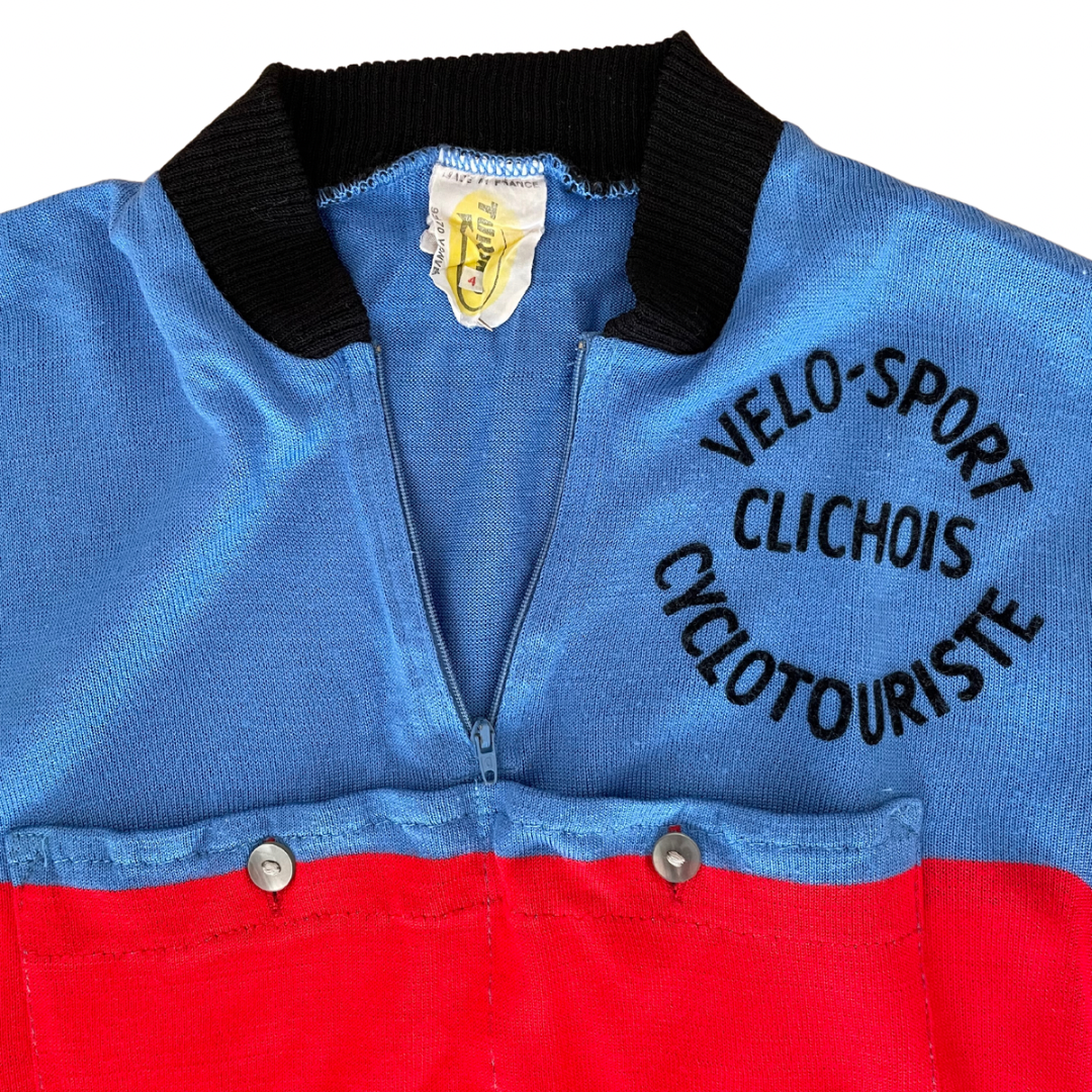 Velo-Sport Cyclotouriste Clichois Vintage Cycling Shirt
