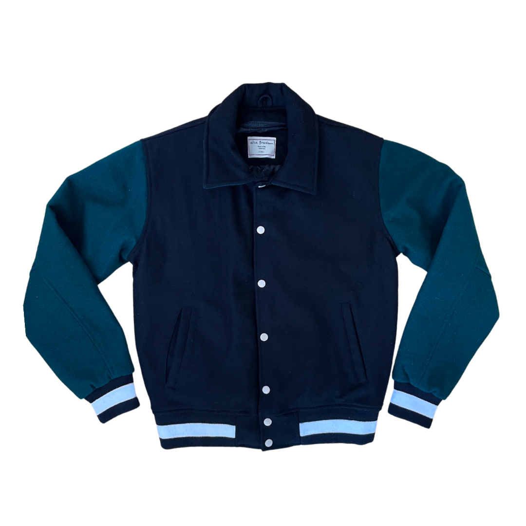 Letterman Jacket - Forest Green