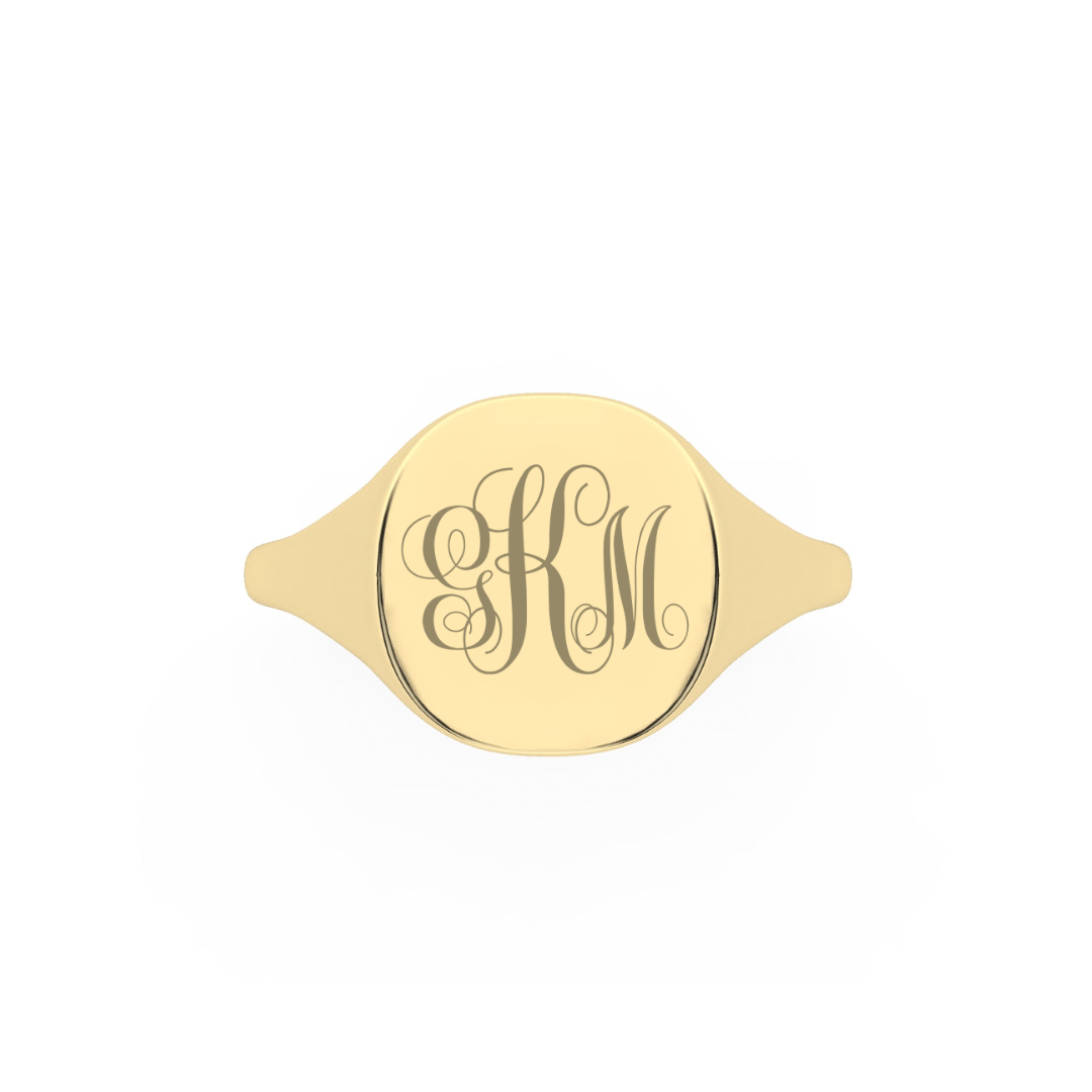 The Franca Squared Signet (Pinky) Ring - Also, Freedom