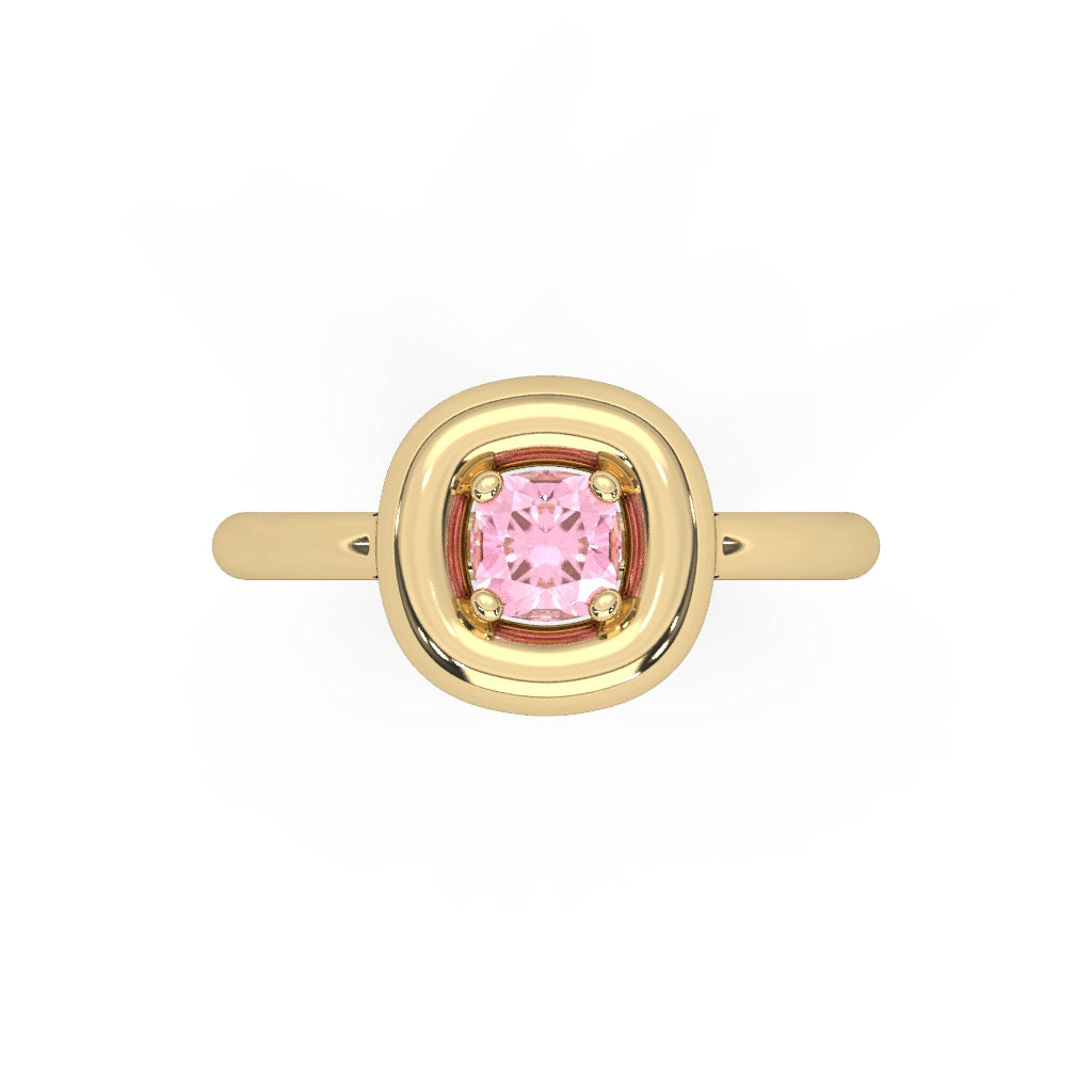 Mini Leo Puff Ring