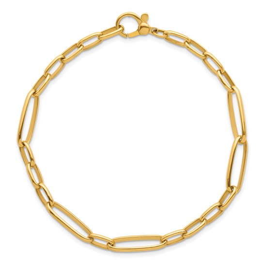 18k Mixed Link Bracelet/Anklet