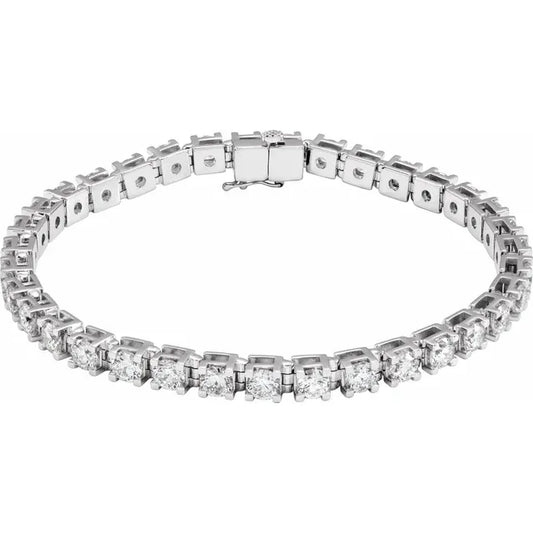 14k Love All Tennis Bracelet 8CTW