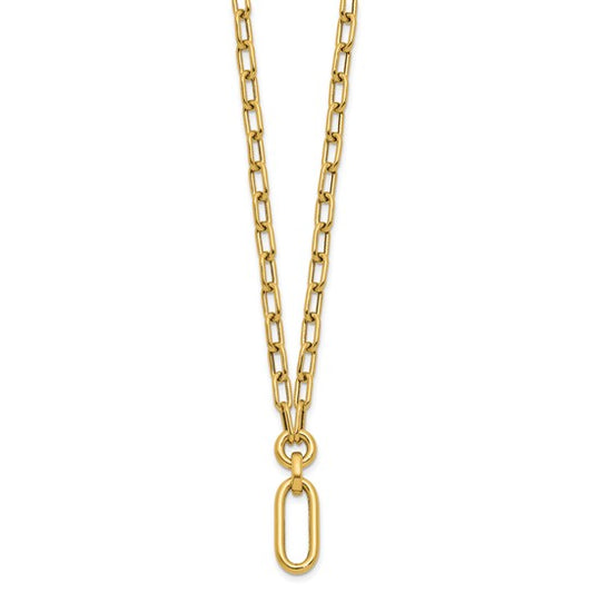 14k Light Presence Mixed Link Necklace