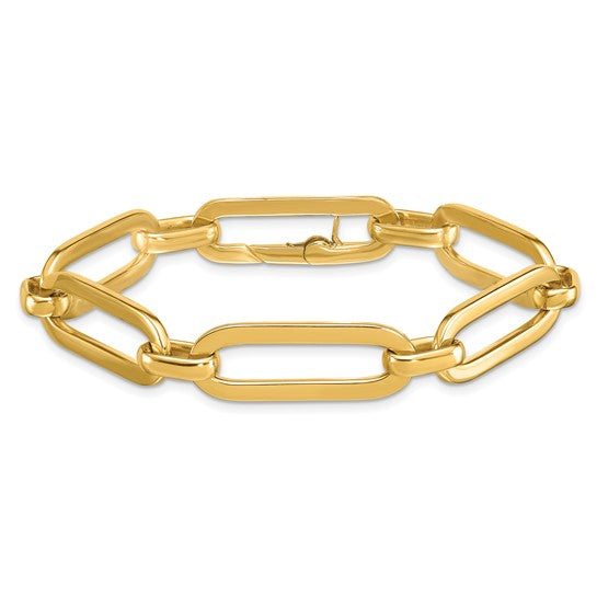 Gold Mixed Long Link Bracelet