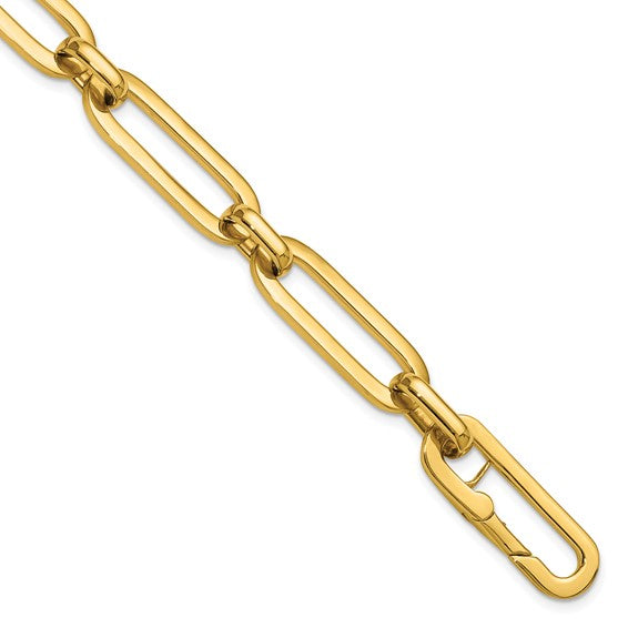 Gold Mixed Long Link Bracelet