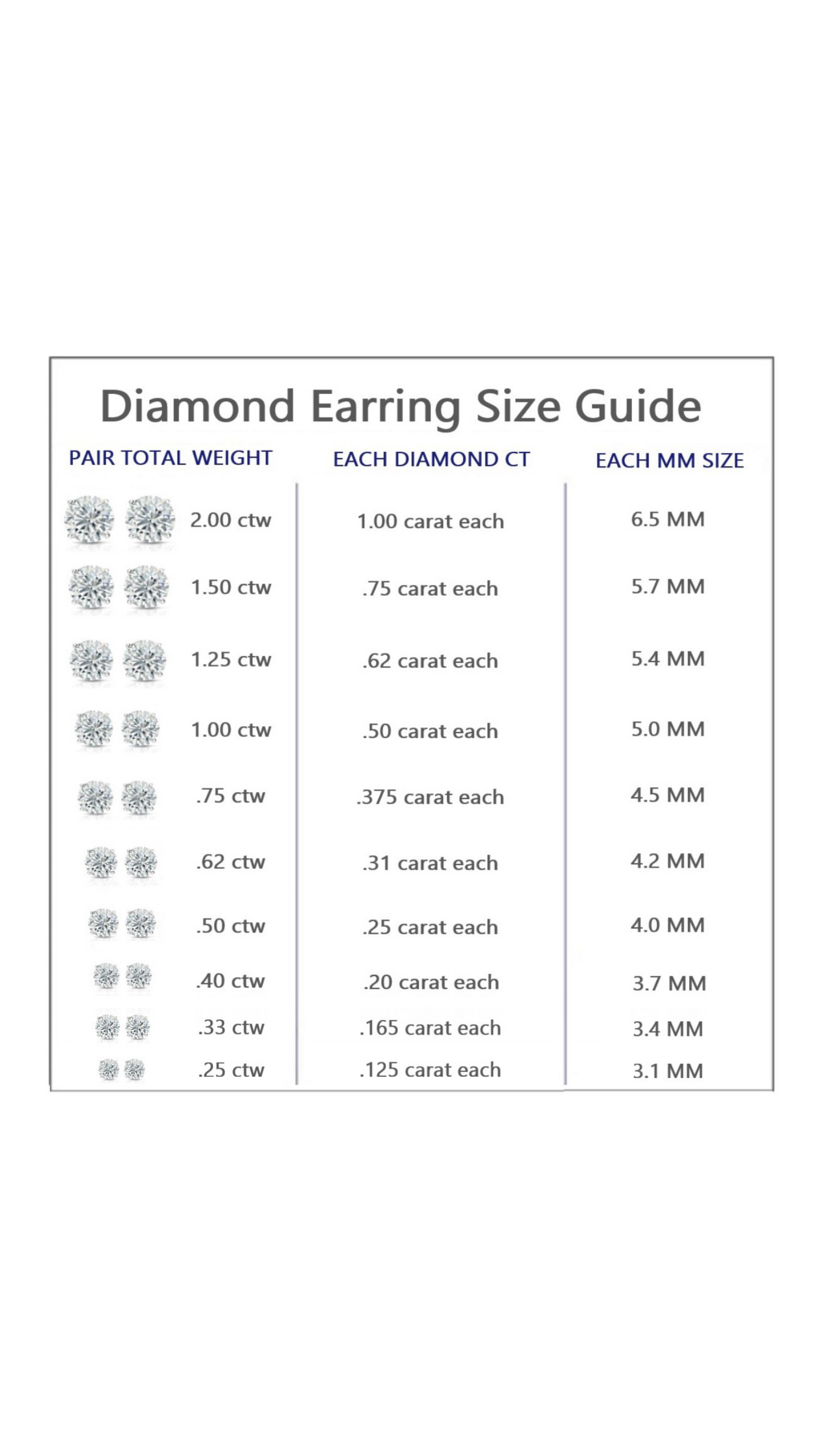 The Espresso Martini Diamond Studs - Natural - 11 Sizes