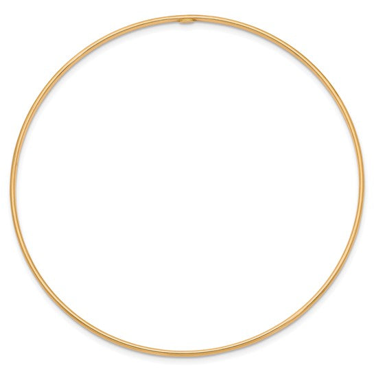 14k Nude Slip-On Bangle