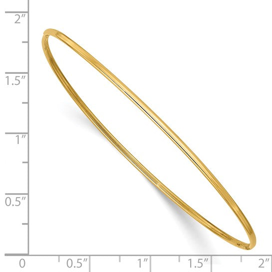 14k Nude Slip-On Bangle