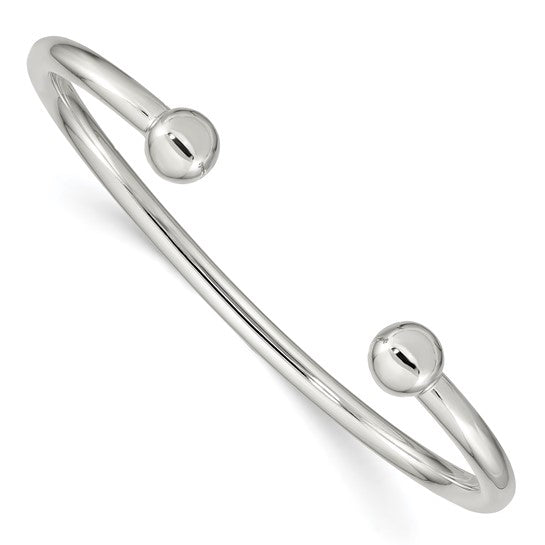 Silver Slip-On Bangle