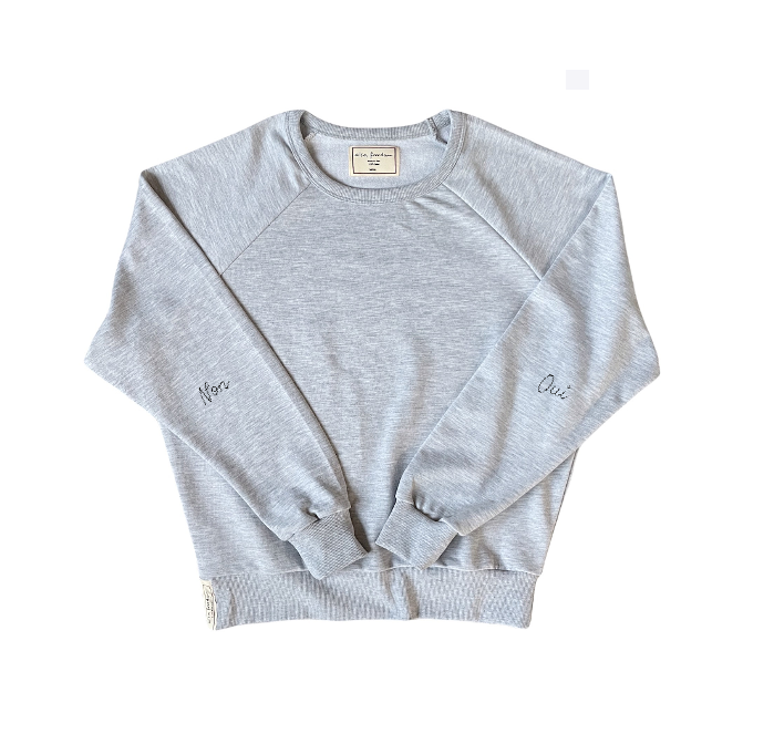 Oui Non, French Terry Sweatshirt - Also, Freedom