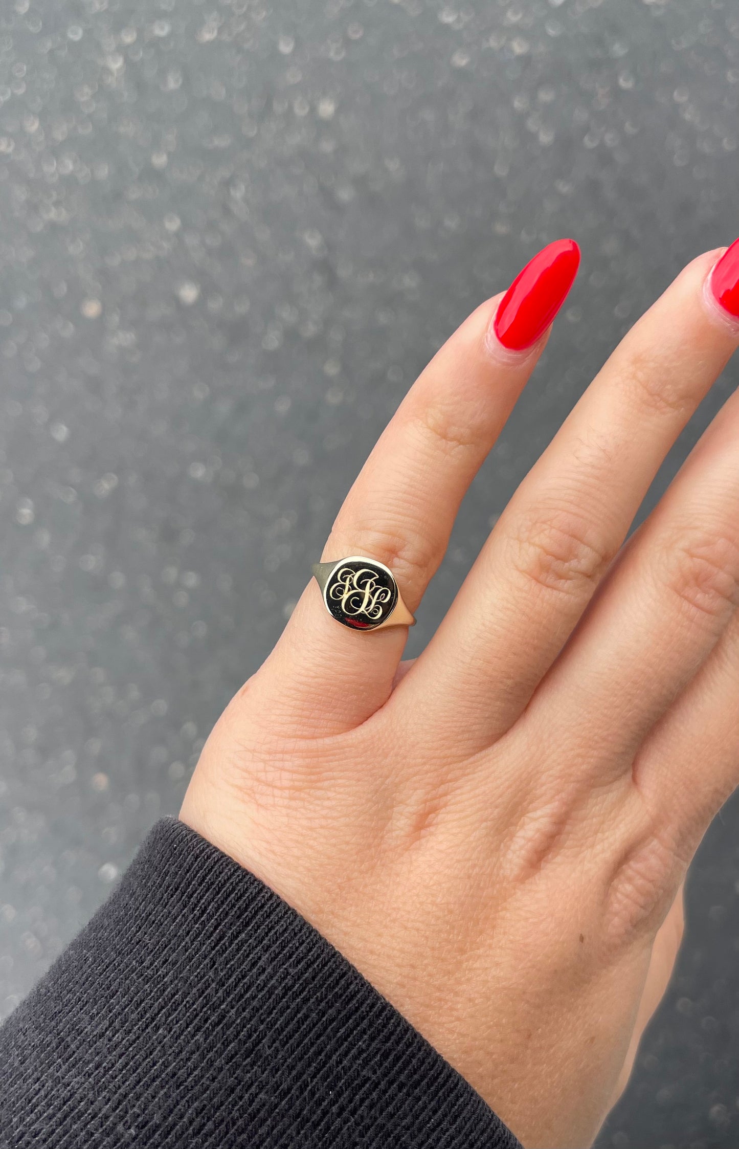 The Franca Squared Signet (Pinky) Ring - Also, Freedom