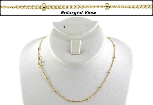 14k GF Dotted Layering Chain 1.8mm