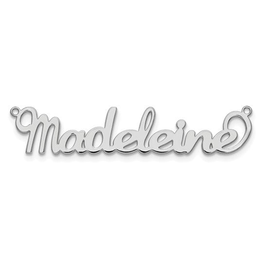The Dainty Name Charm on Chain