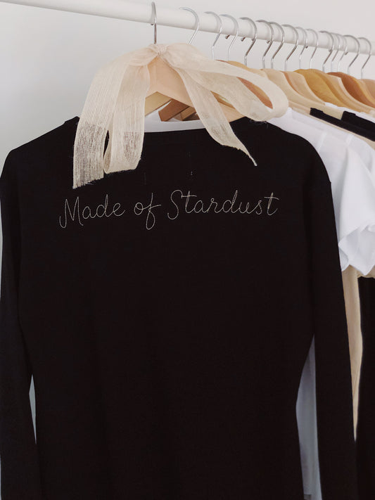Made of Stardust, Long Sleeved Dress BACK - Also, Freedom