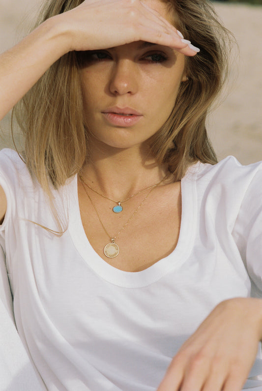 The Purist Scoop, Baby Girl Tee - Also, Freedom