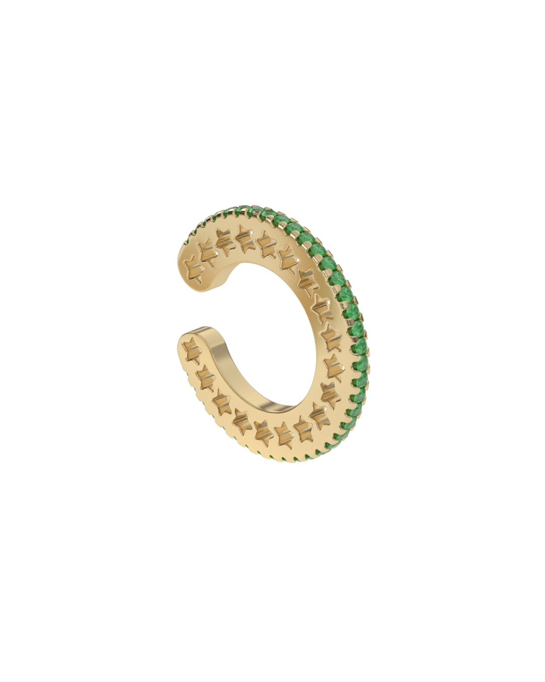 Sprinkle of Courage Ear Cuff- Emerald - Also, Freedom