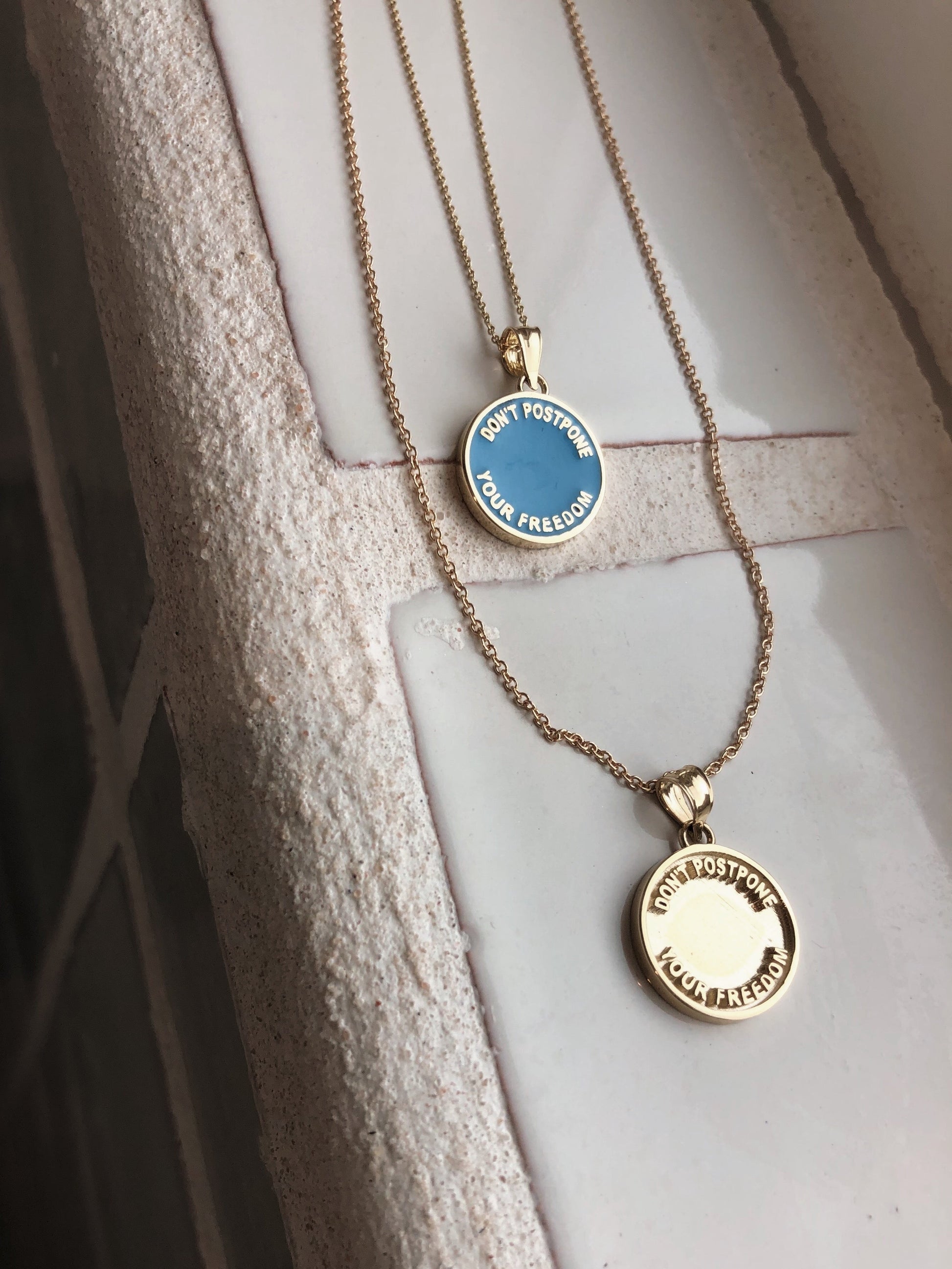 Token of Freedom | Gold + Enamel - Also, Freedom