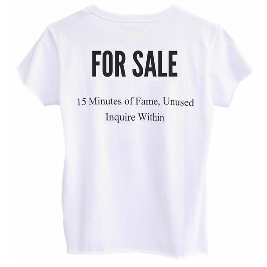 15 Minutes (Andy Warhol), Baby Girl Tee - Also, Freedom