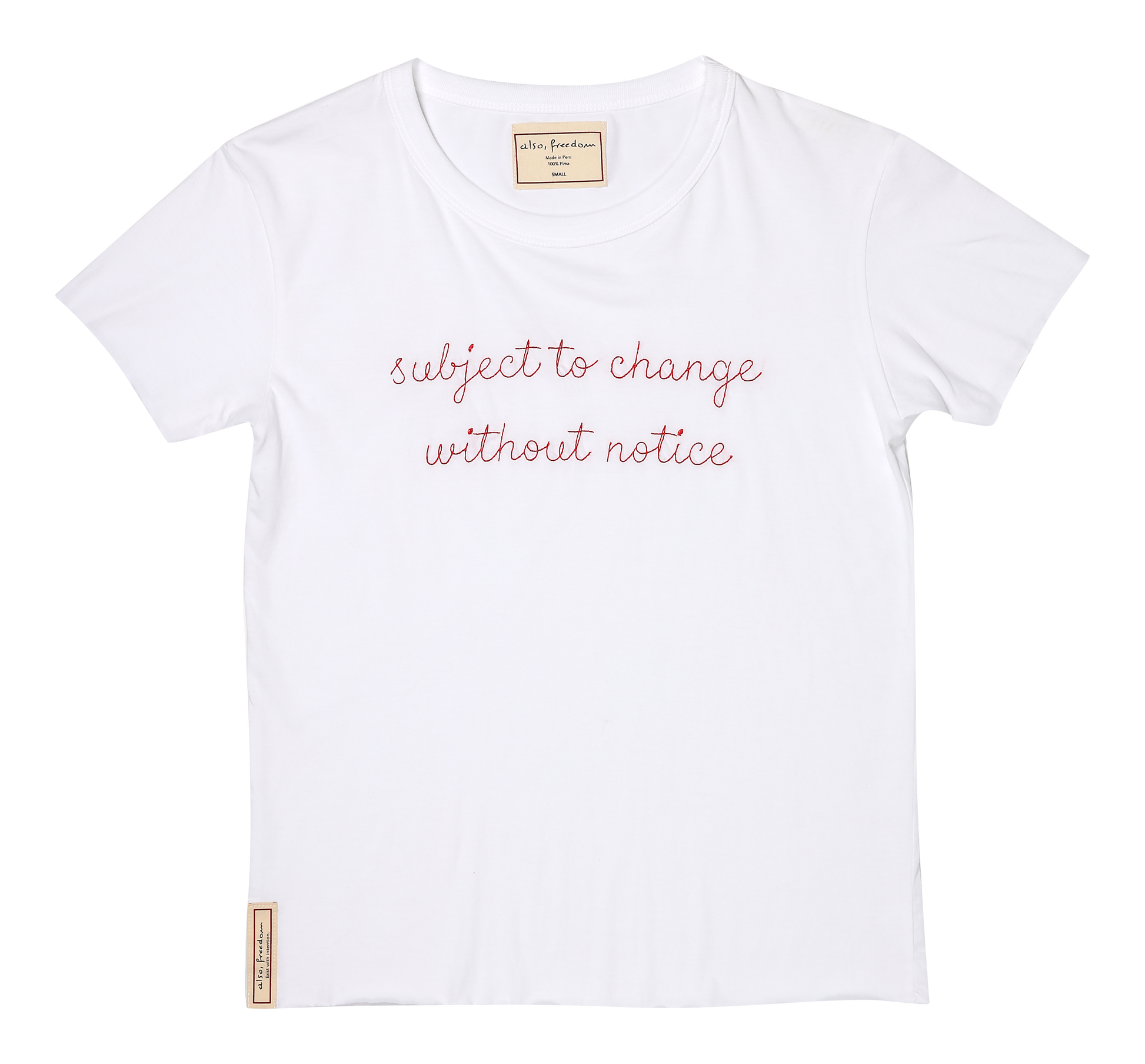 Subject to Change Without Notice, Baby Girl Tee - Also, Freedom