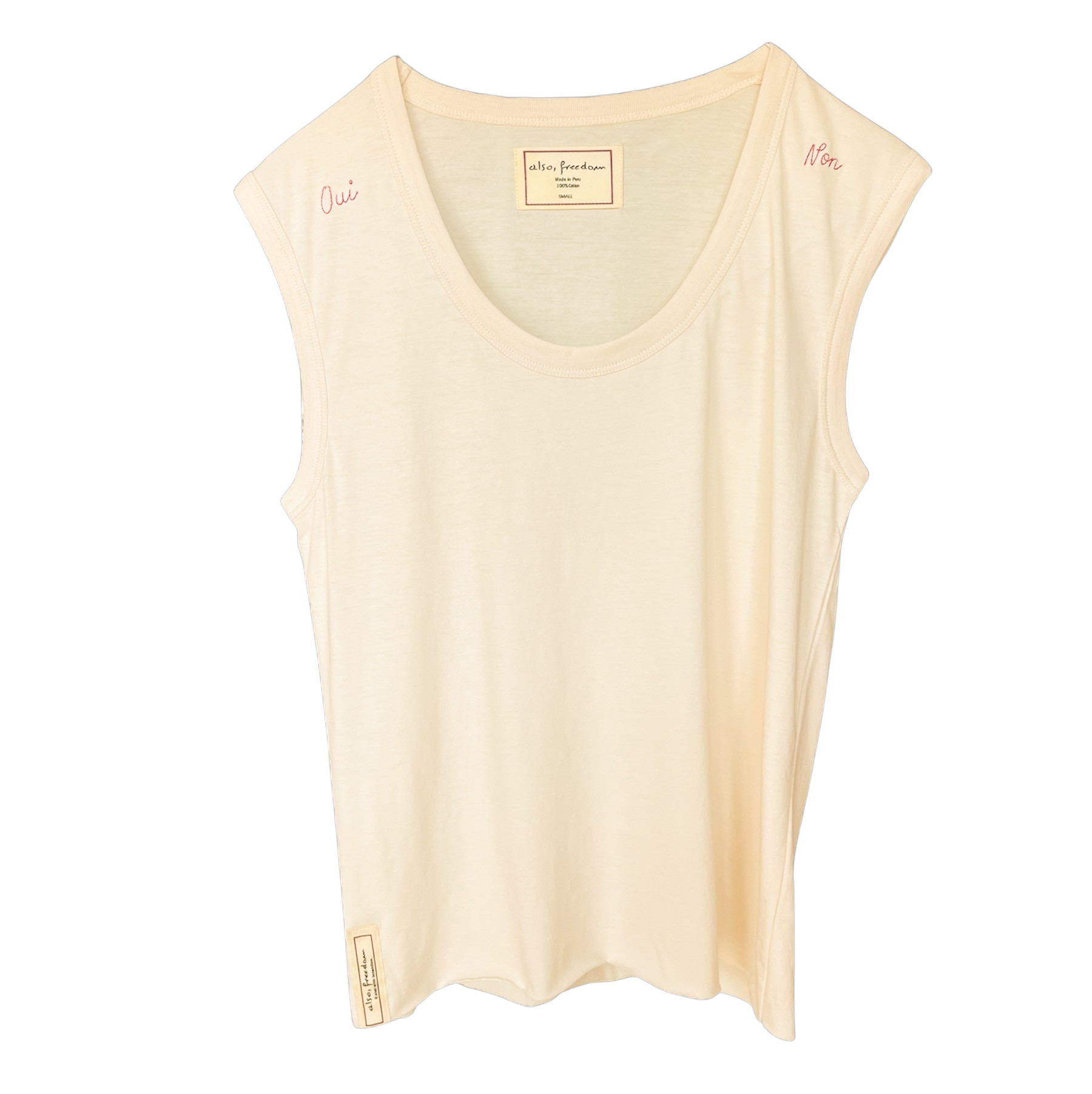 Oui Non, Scoop Muscle Tank - Also, Freedom