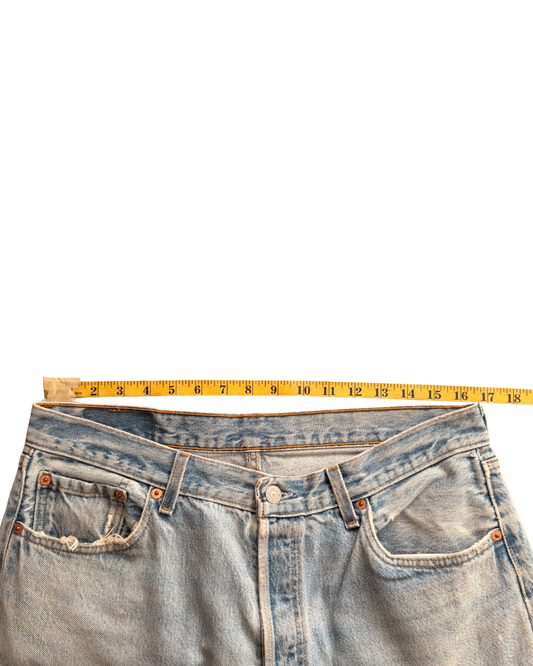 Exact Piece Size 33 - Vintage Levi's 501s, USA (20-70+ Years Old)
