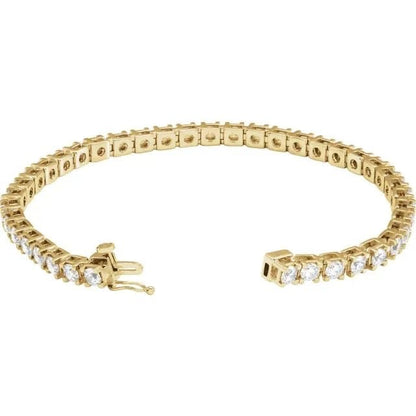 14k Love All Tennis Bracelet 9CTW