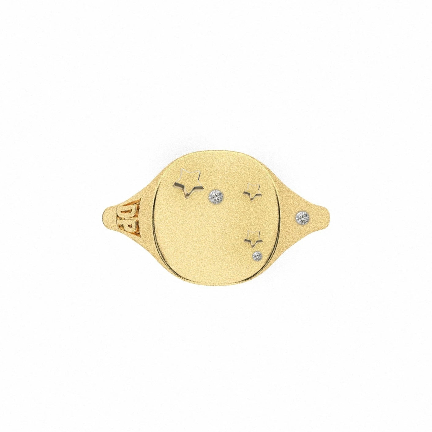 The Franca Starbirth Signet Ring | Elegant Gold Jewelry | Also, Freedom