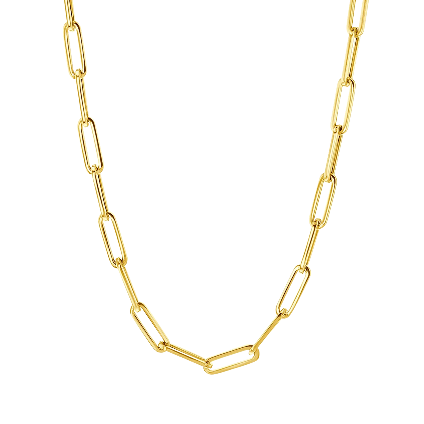Heavy Paper Clip Chain | 14k Gold | 16 inch - Also, Freedom