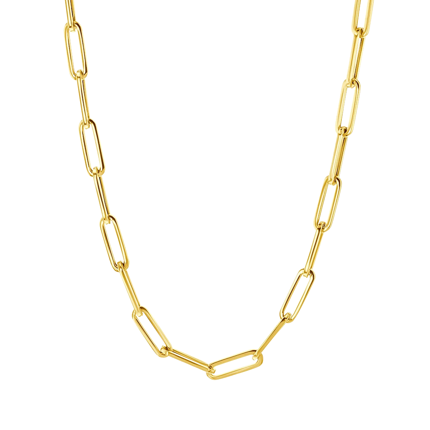Heavy Paper Clip Chain | 14k Gold | 16 inch - Also, Freedom