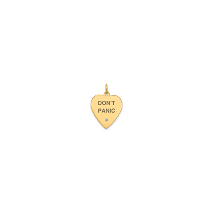 Whole Heart Don't Panic Charm (4 Sizes)